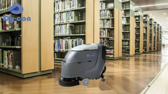 Cicha szorowarka do podłóg w bibliotece z systemem napędu szczotkowego 18 cali/20 cali Automatyczne wyłączanie Delikatne czyszczenie